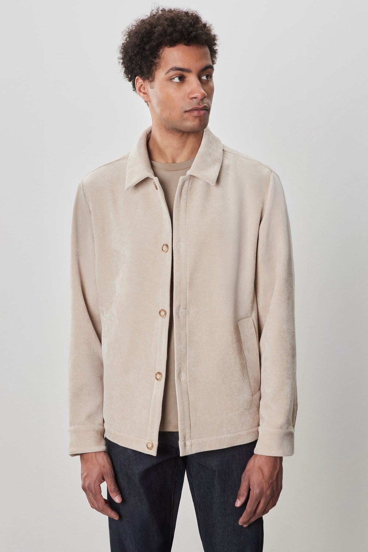 Surchemise pour homme par Robert Barakett | RB52332 Rhodes Beige | Machemise.ca, vêtements mode pour hommes