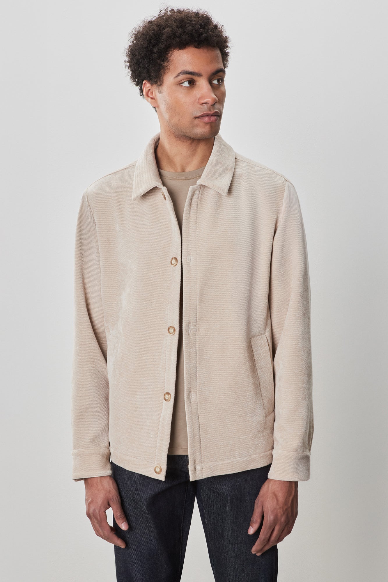 Surchemise pour homme par Robert Barakett | RB52332 Rhodes Beige | Machemise.ca, vêtements mode pour hommes