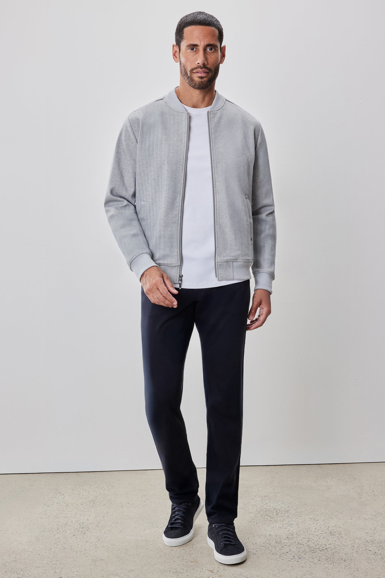 Chandail habillé pour homme par Robert Barakett | RB52589 Patricio Gris | Machemise.ca, vêtements mode pour hommes