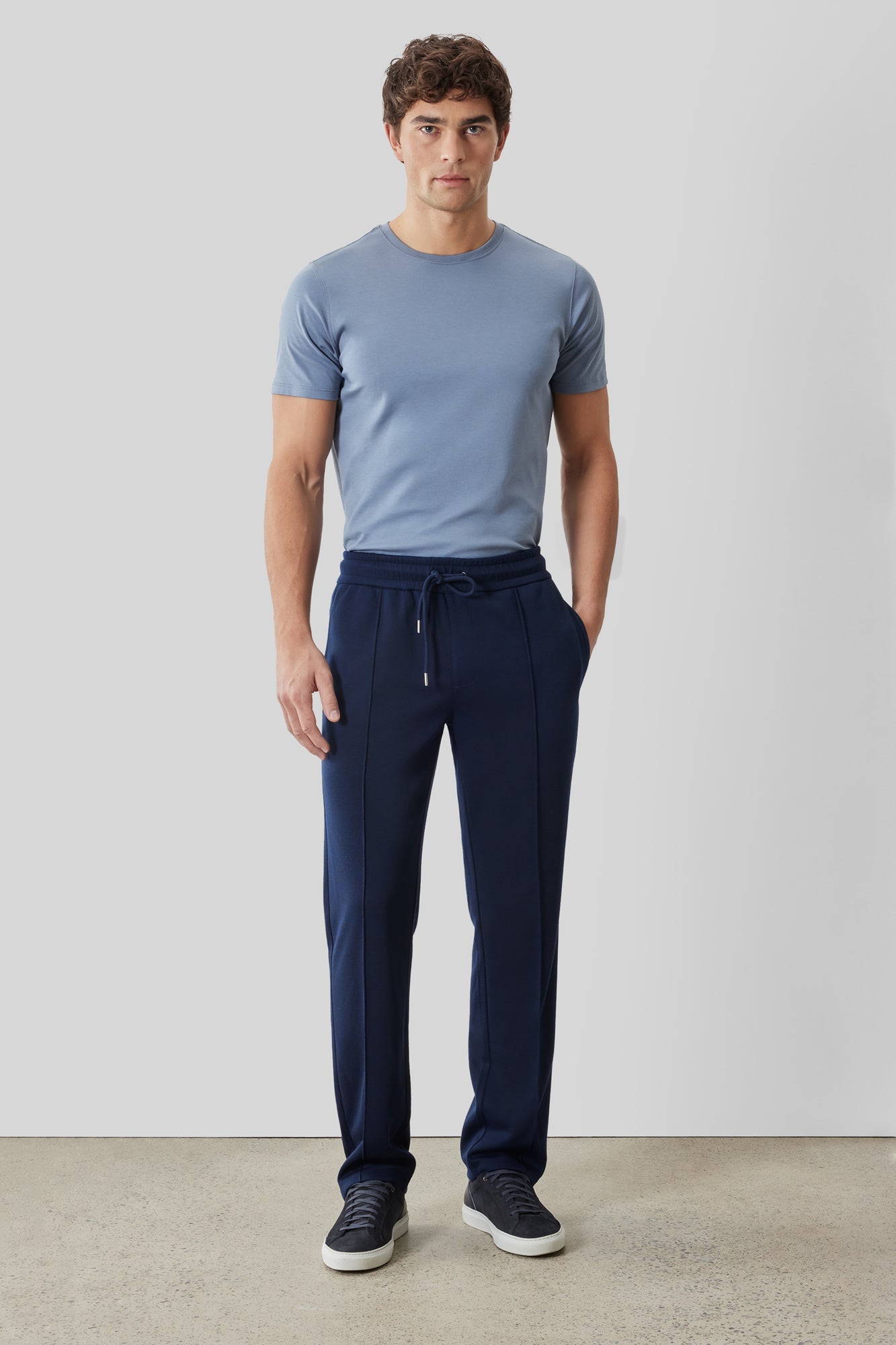 Pantalon jogger pour homme par Robert Barakett | RB61007 Kenji Bleu Nuit | Machemise.ca, vêtements mode pour hommes