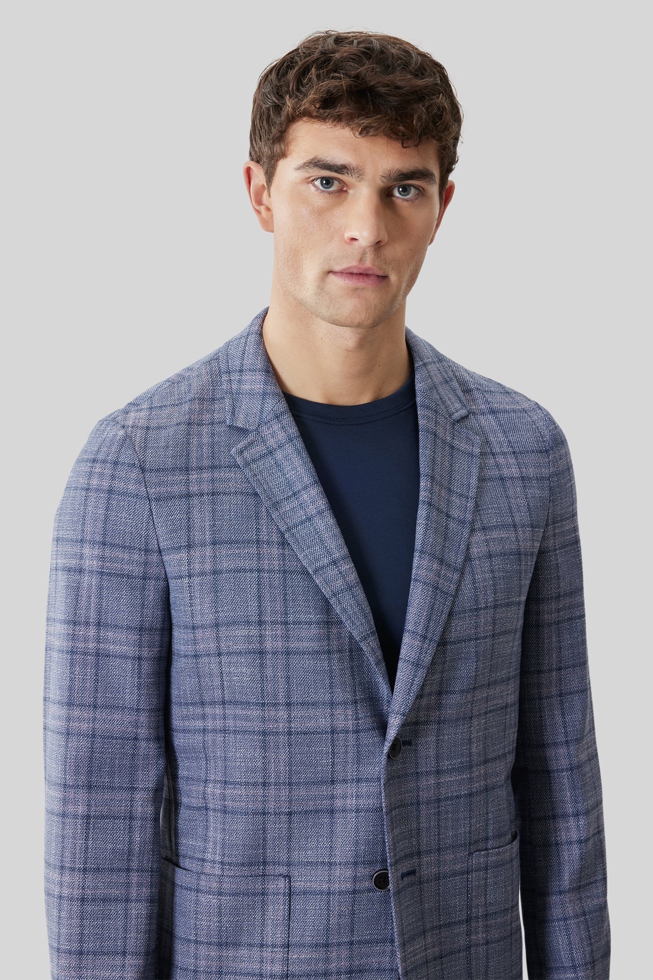 Veston pour homme par Robert Barakett | RB61152 Ambrose Bleu Denim | Machemise.ca, vêtements mode pour hommes