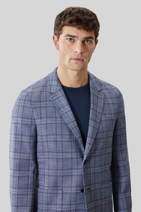 Veston pour homme par Robert Barakett | RB61152 Ambrose Bleu Denim | Machemise.ca, vêtements mode pour hommes