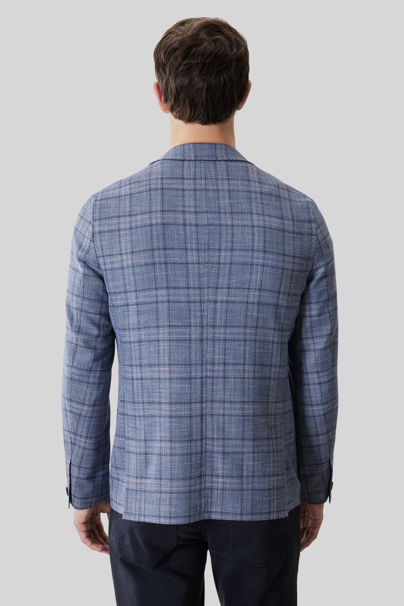 Veston pour homme par Robert Barakett | RB61152 Ambrose Bleu Denim | Machemise.ca, vêtements mode pour hommes