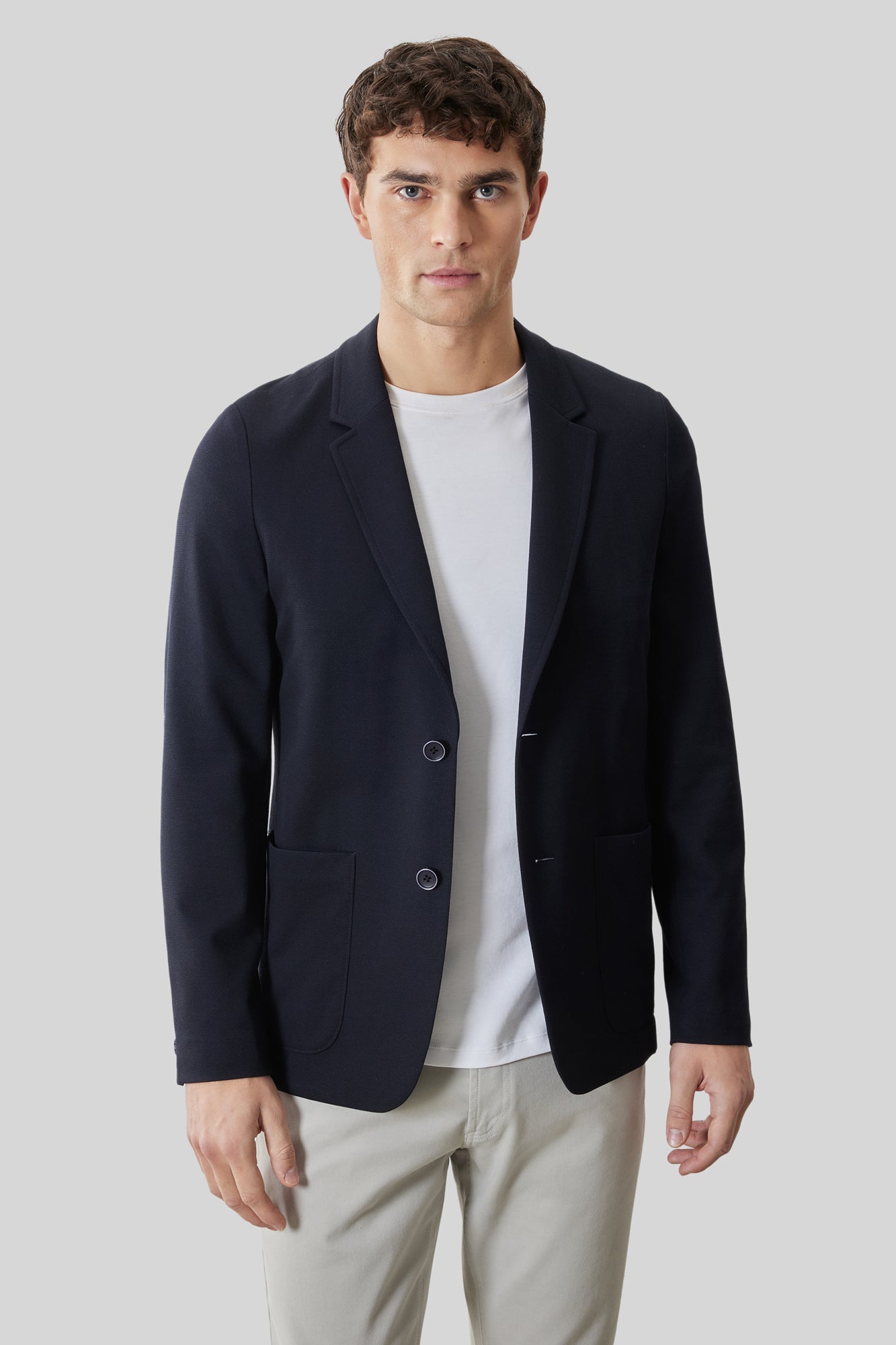 Veston pour homme par Robert Barakett | RB61189 Fumito Caspienne Foncée | Machemise.ca, vêtements mode pour hommes