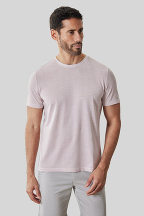 T-Shirt col rond pour homme par Robert Barakett | RB61191 Roscoe Rose | Machemise.ca, vêtements mode pour hommes