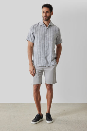 Chemise tissée pour homme par Robert Barakett | RB61196 Satoru Noir | Machemise.ca, vêtements mode pour hommes