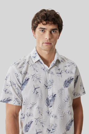 Chemise tissée pour homme par Robert Barakett | RB61200 Manolo Blanc | Machemise.ca, vêtements mode pour hommes