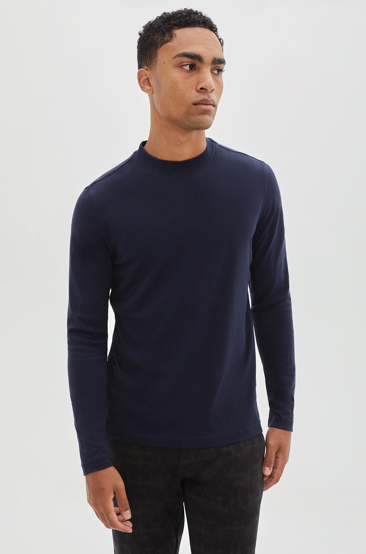 Chandail manches longues pour homme par Robert Barakett | Georgia RB82247 Bleu Sidéral | Boutique Vvög, vêtements mode pour homme et femme