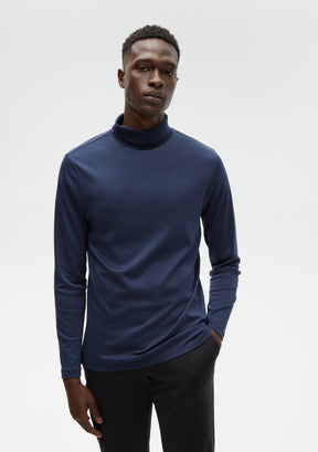 Chandail manches longues col roulé Robert Barakett | GEORGIA RB01224 Noir | Machemise.ca, vêtements mode pour hommes