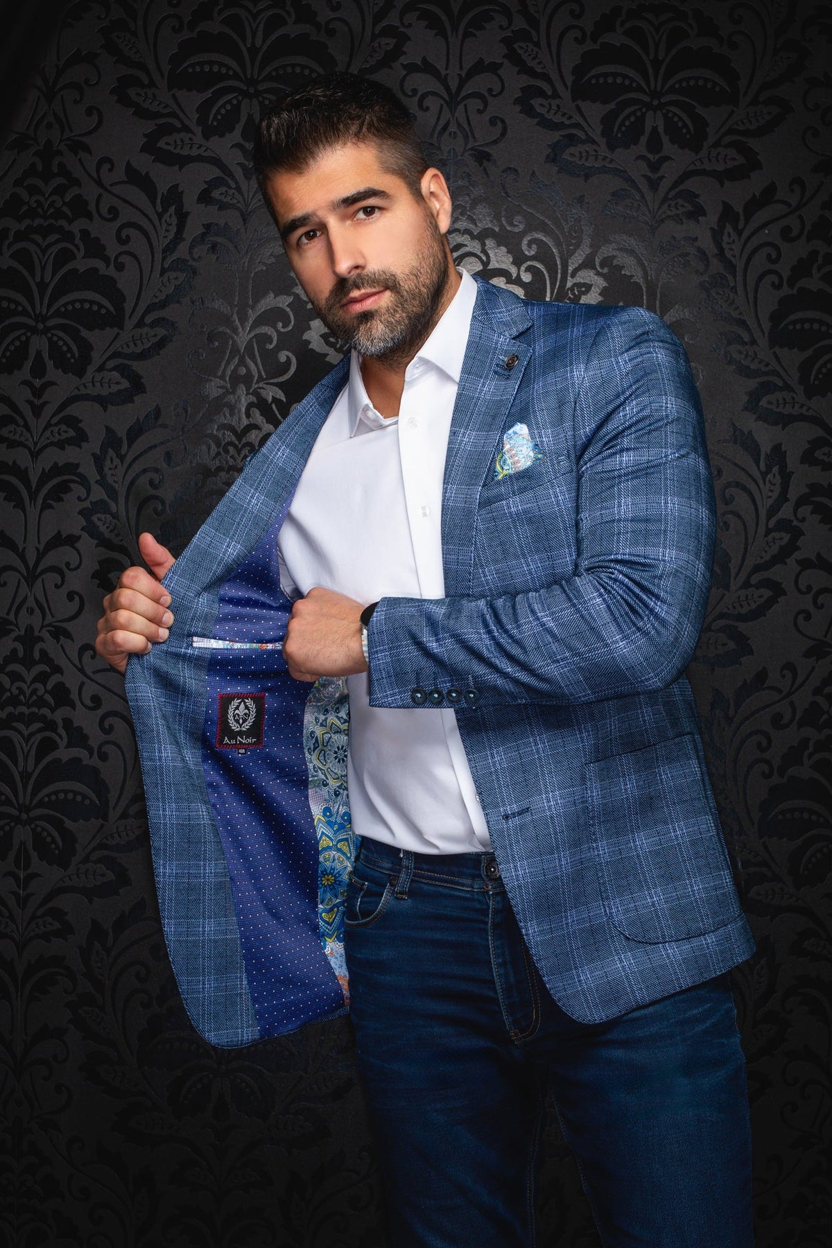 Veston pour homme par Au Noir | RITCHSON Marine | Machemise.ca, inventaire complet de la marque Au Noir