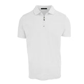 Polo avec fermeture éclair pour homme par Robert Barakett | Georgia RB01030 Blanc | Machemise.ca, vêtements mode pour hommes