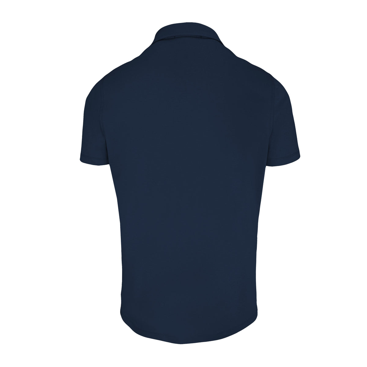 Polo avec fermeture éclair pour homme par Robert Barakett | Georgia RB01030 Bleu Nuit | Machemise.ca, vêtements mode pour hommes