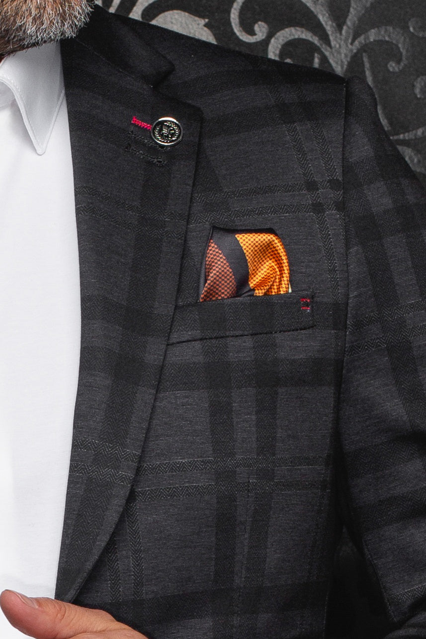Veston pour homme par Au Noir | SELLECK Noir | Machemise.ca, inventaire complet de la marque Au Noir
