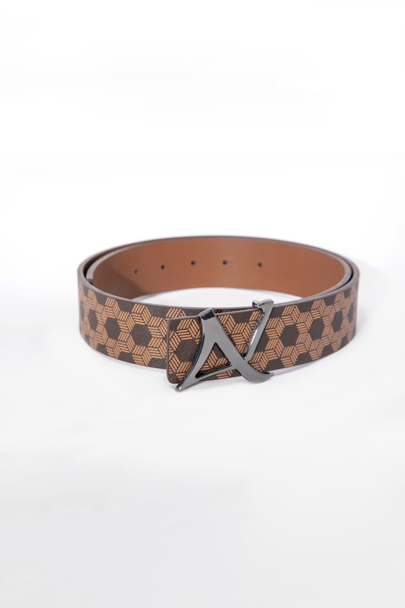 Ceinture pour homme par Au Noir | SHELBY Brun Métal | Machemise.ca, inventaire complet de la marque Au Noir