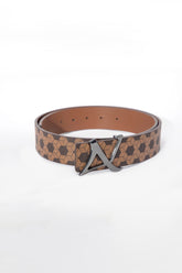 Ceinture pour homme par Au Noir | SHELBY Brun Métal | Machemise.ca, inventaire complet de la marque Au Noir
