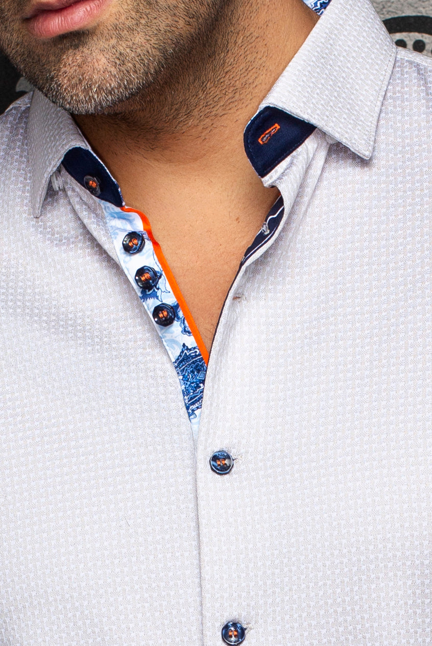 Chemise manches courtes en Knit extensible pour homme par Au Noir | SONORAN (SS) Sable | Machemise.ca, inventaire complet de la marque Au Noir