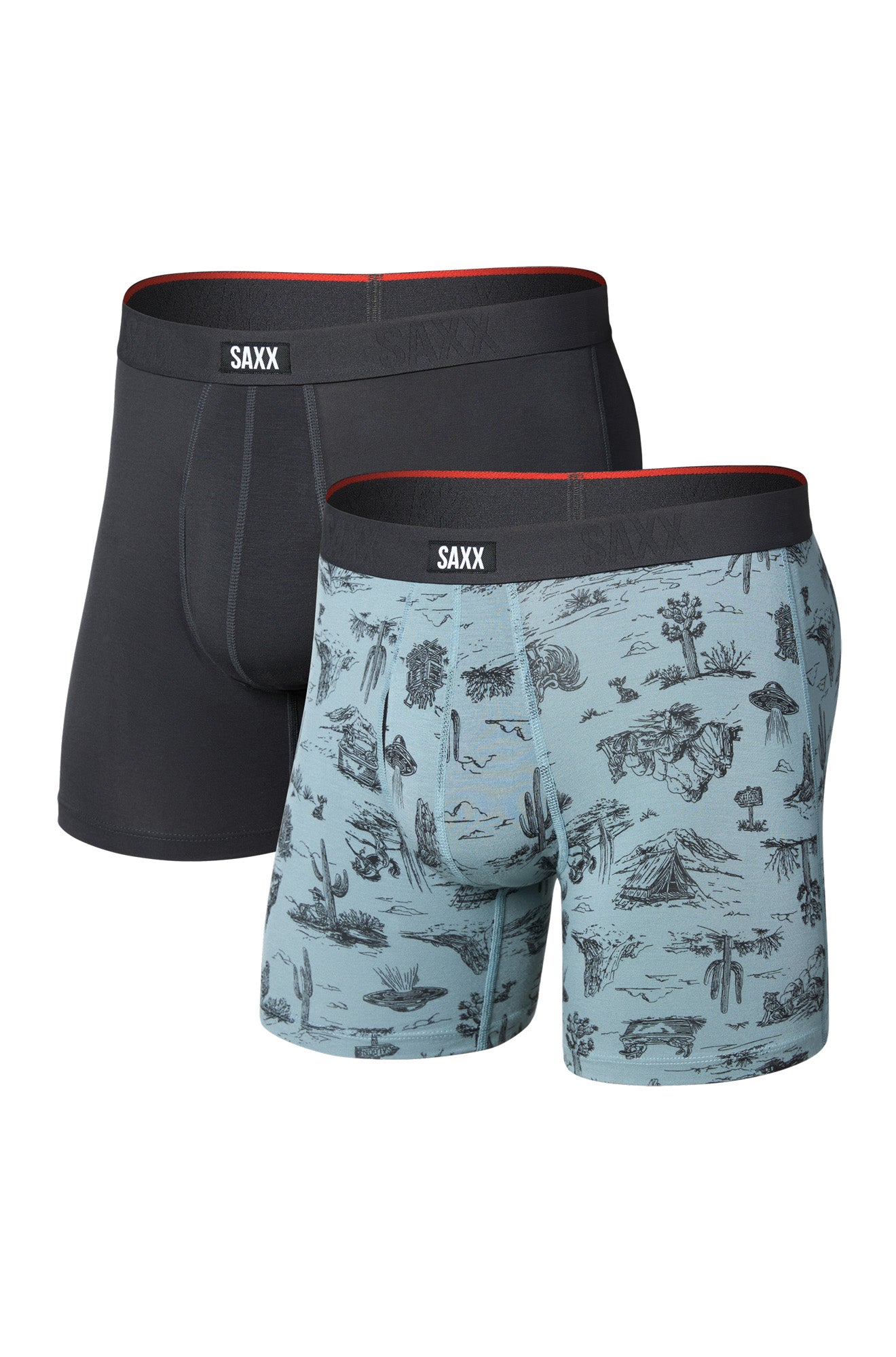 Sous-vêtement noir pour homme par Saxx, vue produit