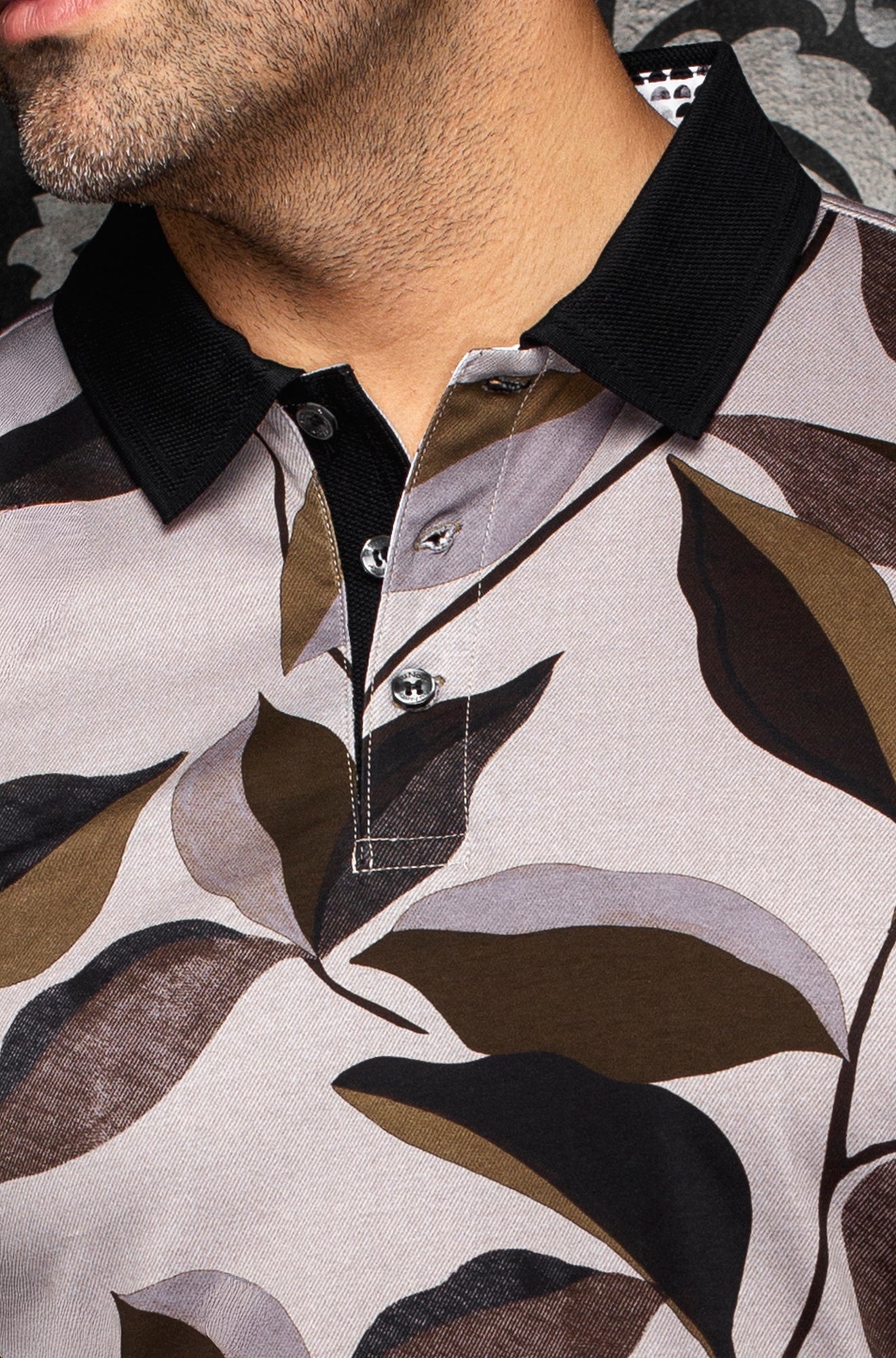 Polo pour homme par Au Noir | VERDO Kaki | Machemise.ca, inventaire complet de la marque Au Noir