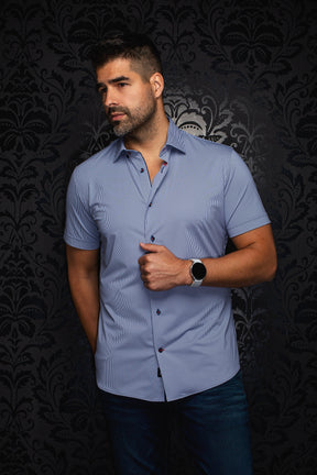 Chemise manches courtes Performance par Au Noir | VOLTA Marine | Machemise.ca, inventaire complet de la marque Au Noir