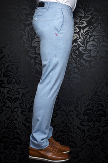 Pantalon pour homme par Au Noir | WESSON-CRAIG ltblue | Machemise, inventaire complet de la marque Au Noir
