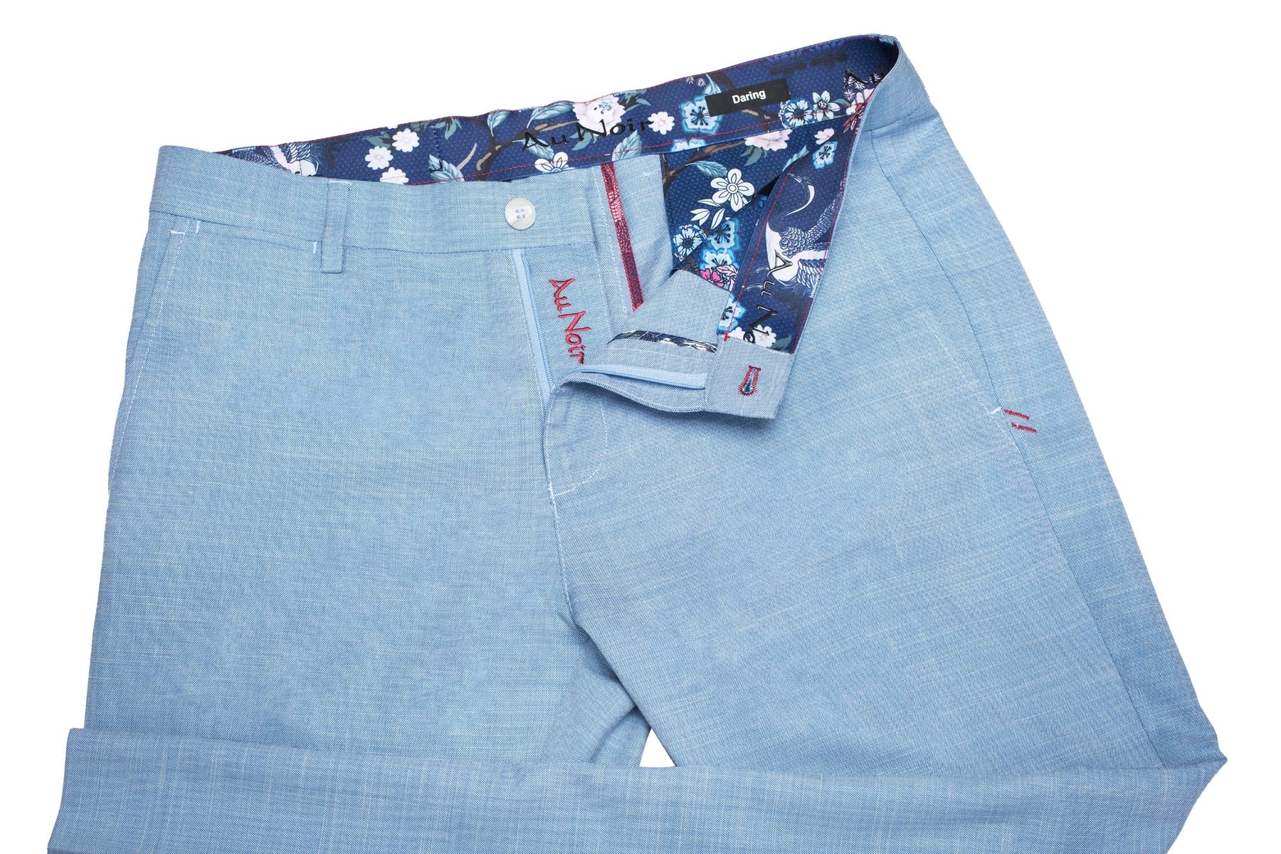 Pantalon pour homme par Au Noir | WESSON-CRAIG ltblue | Machemise, inventaire complet de la marque Au Noir
