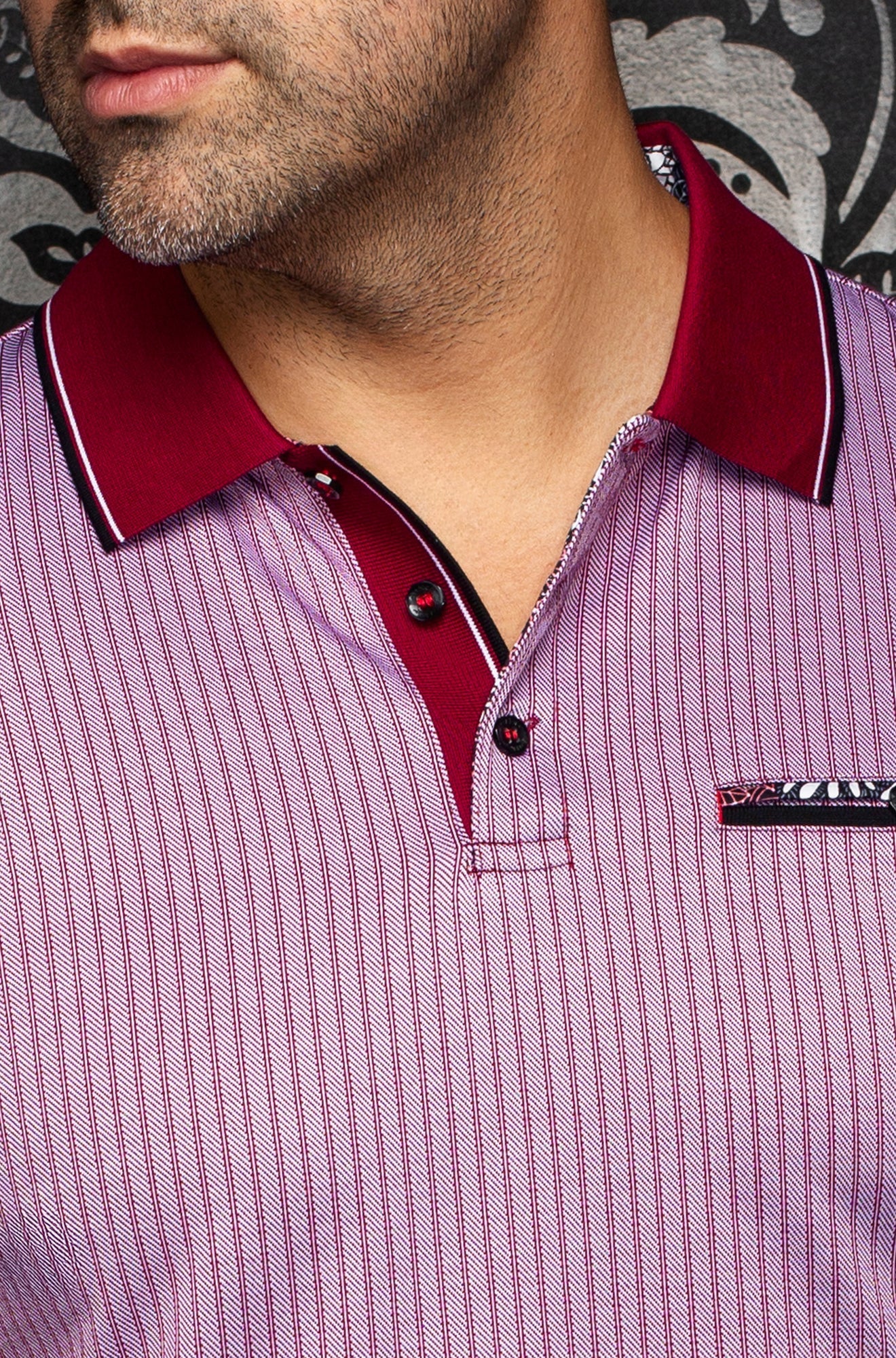 Polo pour homme par Au Noir | ZAGORA Rouge | Machemise.ca, inventaire complet de la marque Au Noir