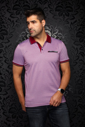 Polo pour homme par Au Noir | ZAGORA Rouge | Machemise.ca, inventaire complet de la marque Au Noir