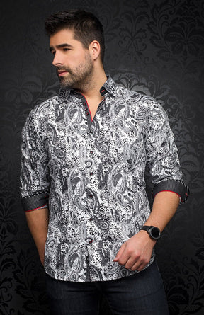 Chemise manches longues pour homme par Au Noir | DECCAN Blanc | Machemise.ca, inventaire complet de la marque Au Noir