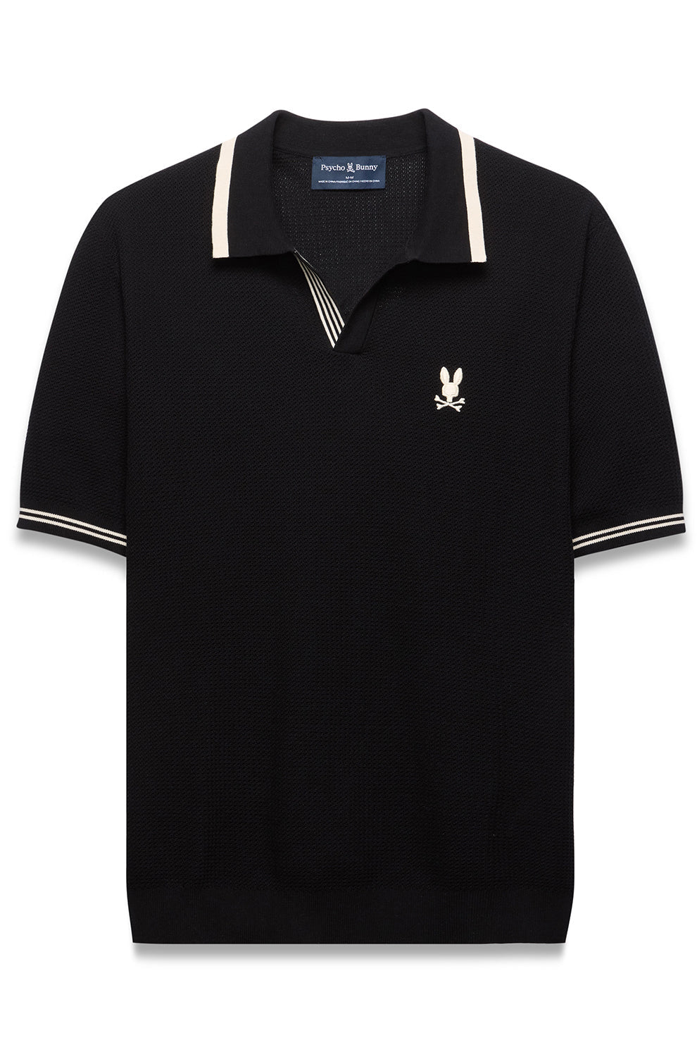 Polo sport pour homme par Psycho Bunny | MT0100160 Noir | Machemise.ca, vêtements mode pour hommes