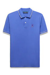 Polo sport pour homme par Psycho Bunny | MT0100193 Bleu Amparo | Machemise.ca, vêtements mode pour hommes