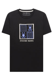 T-Shirt pour homme par Psycho Bunny | MT0200277 Noir | Machemise.ca, vêtements mode pour hommes