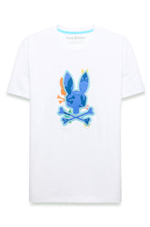 T-Shirt pour homme par Psycho Bunny | MT0200279 Blanc | Machemise.ca, vêtements mode pour hommes