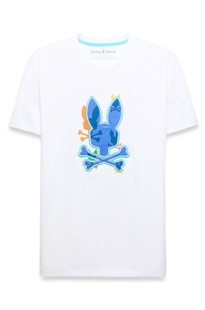 T-Shirt pour homme par Psycho Bunny | MT0200279 Blanc | Machemise.ca, vêtements mode pour hommes