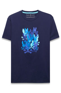 T-Shirt pour homme par Psycho Bunny | MT0200285 Bleu Du Soir | Machemise.ca, vêtements mode pour hommes