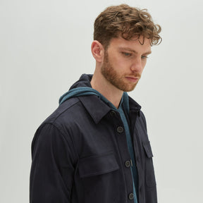 Surchemise pour homme par Robert Barakett | Renoir RB21027 Bleu Marine | Boutique Vvög, vêtements mode pour homme et femme