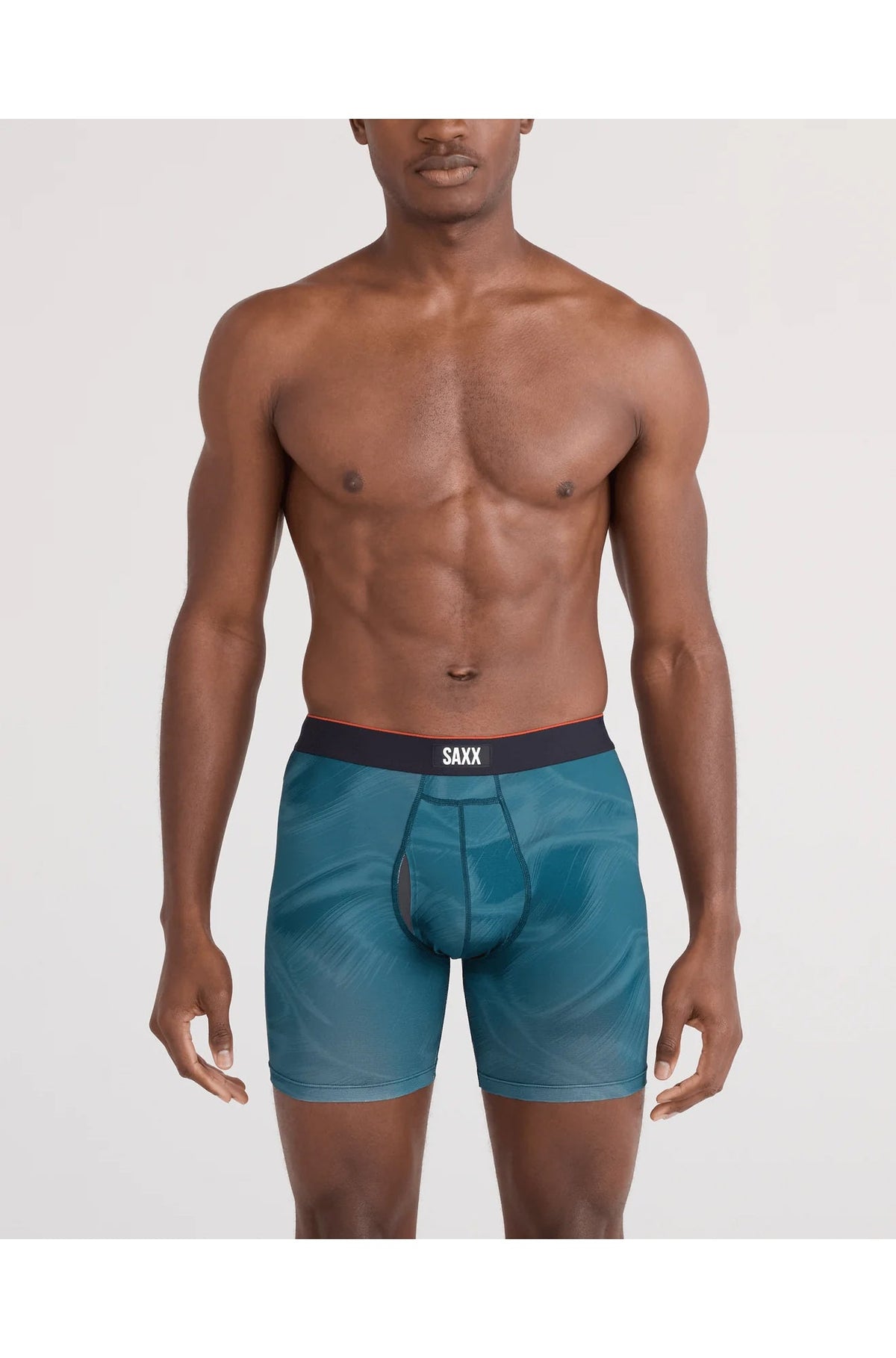 Boxer pour homme par Saxx | SXBB75F Camouflage Platine Sarcelle | Machemise.ca, vêtements mode pour hommes