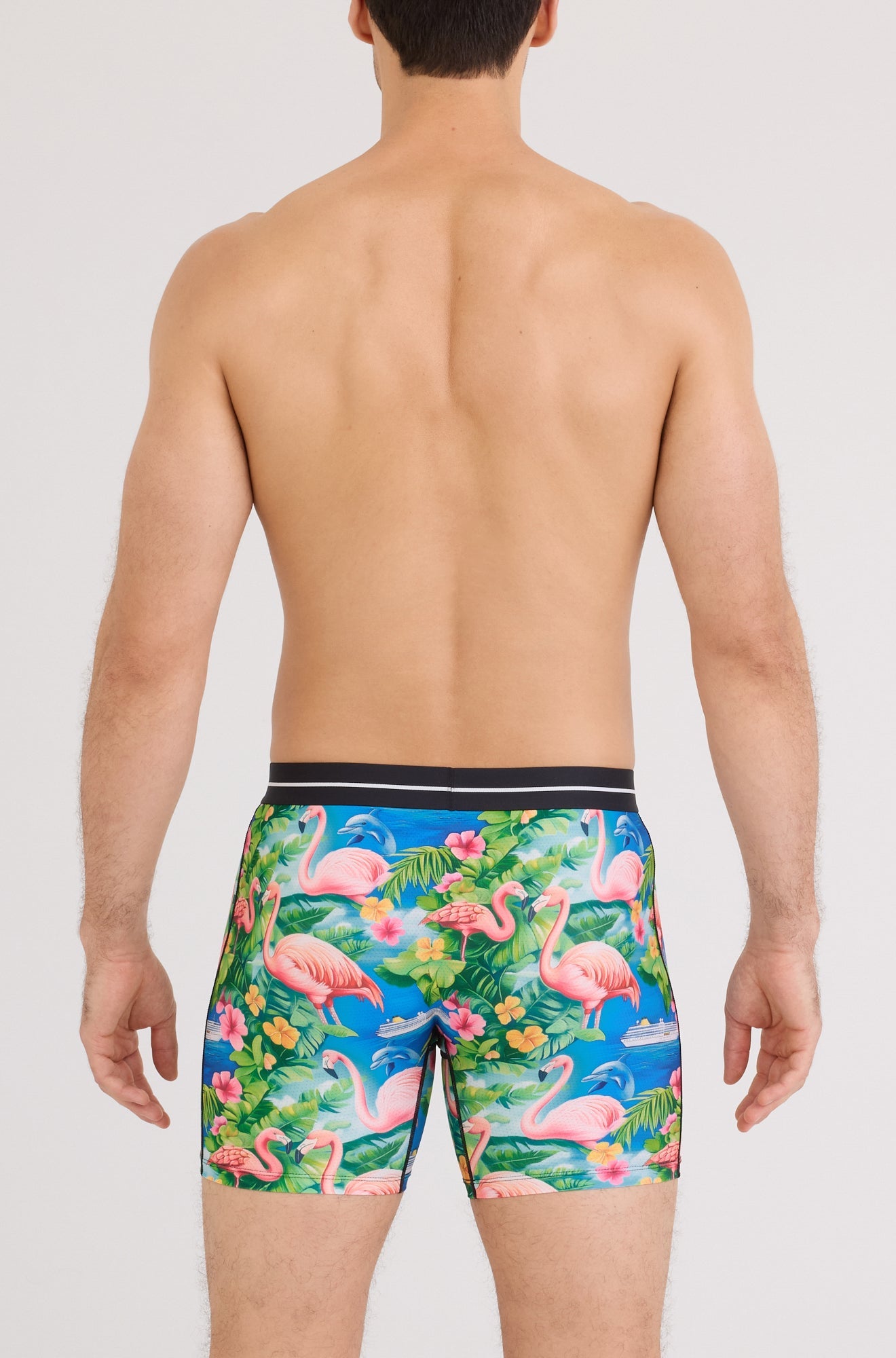 Boxer pour homme par Saxx | SXBB85 Baie Flamant Multicolore | Machemise.ca, vêtements mode pour hommes