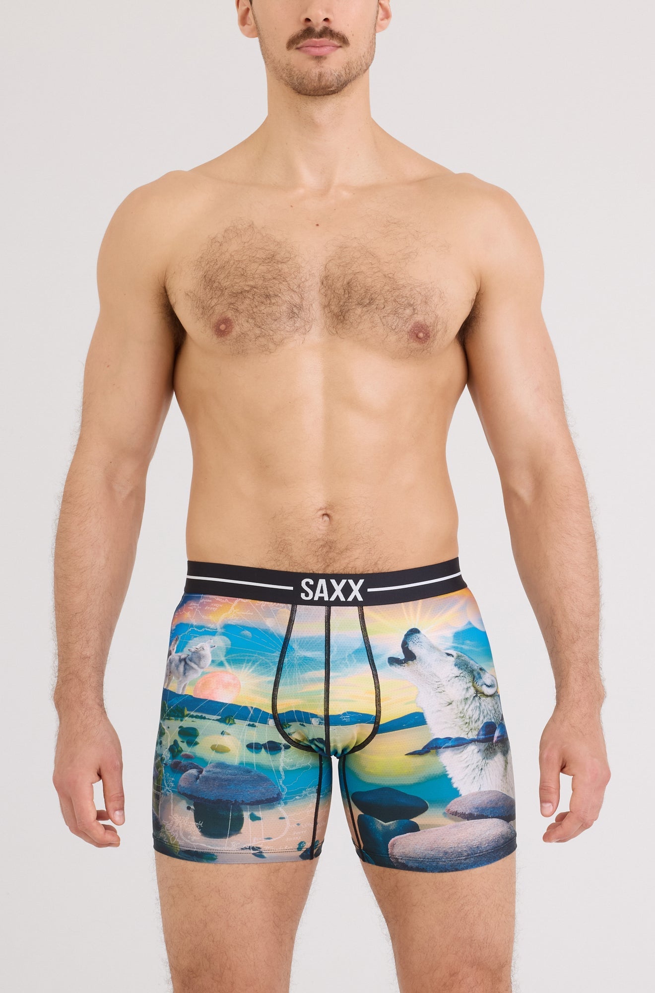 Boxer pour homme par Saxx | SXBB85 Tahoe Multicolore | Machemise.ca, vêtements mode pour hommes