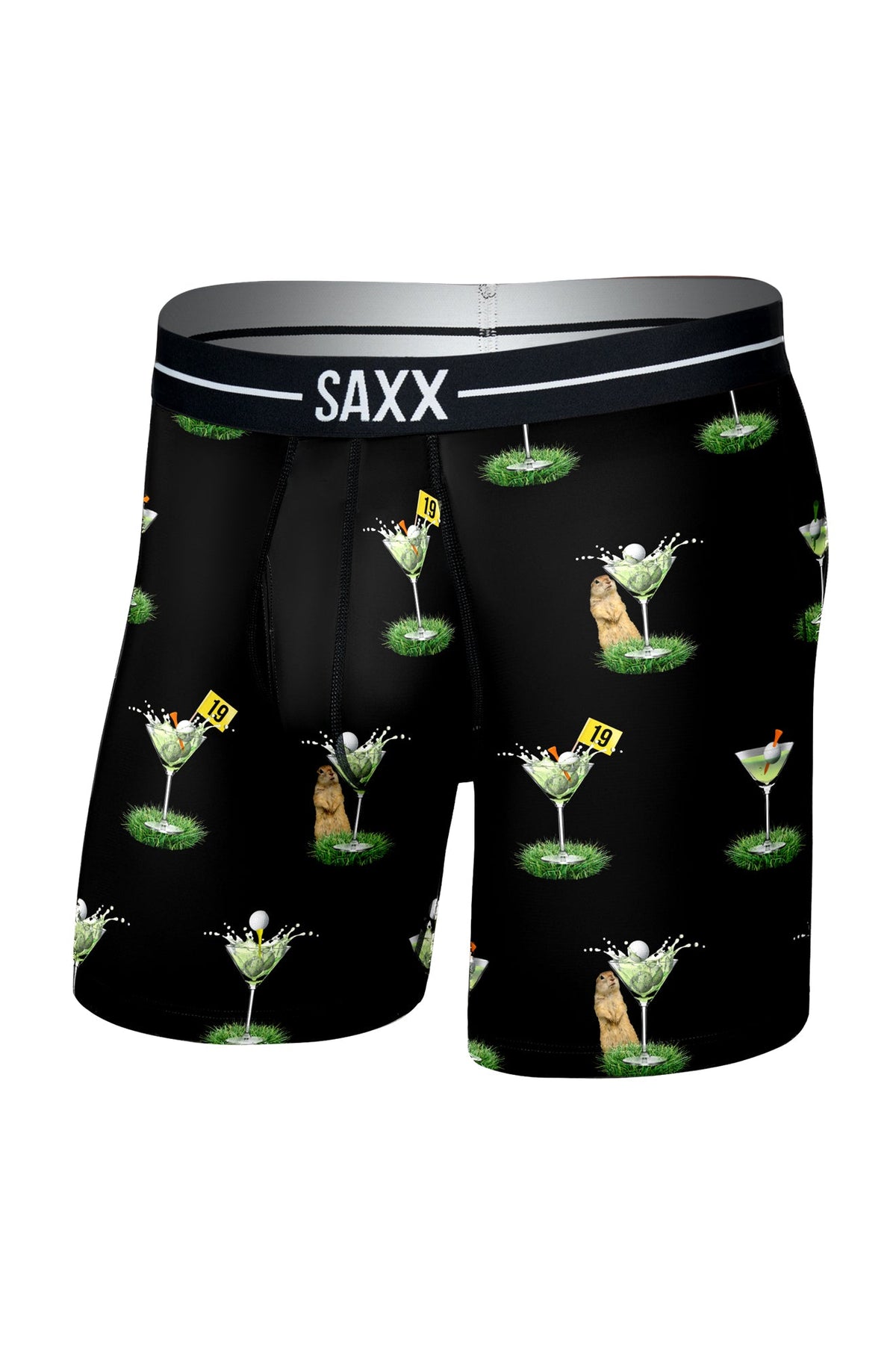 Boxer pour homme par Saxx | SXBB85 Mon Handicap Noir | Machemise.ca, vêtements mode pour hommes