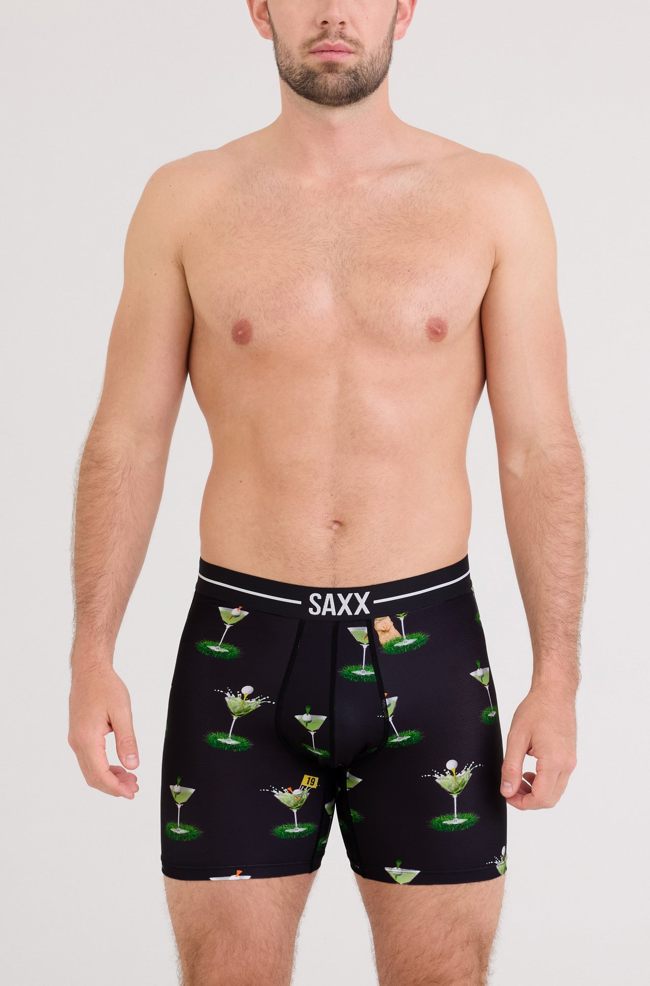 Boxer pour homme par Saxx | SXBB85 Mon Handicap Noir | Machemise.ca, vêtements mode pour hommes