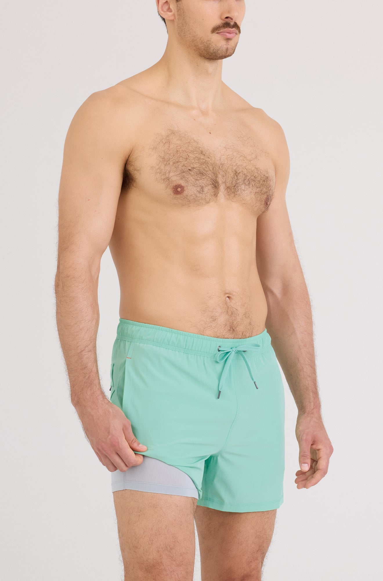 Maillot short pour homme par Saxx | SXSW03L Gelée Menthe | Machemise.ca, vêtements mode pour hommes