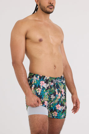 Maillot short pour homme par Saxx | SXSW03L Champ D'Ananas Noir | Machemise.ca, vêtements mode pour hommes