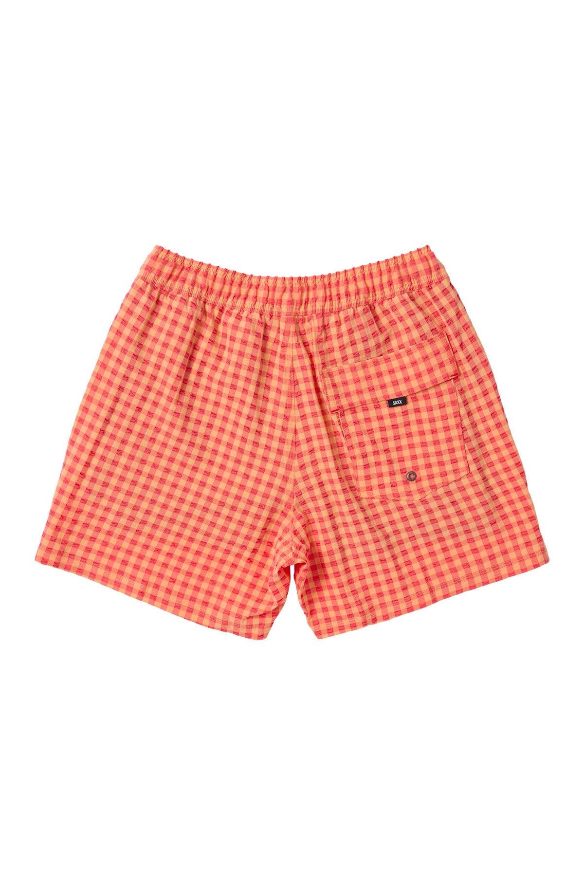 Maillot short pour homme par Saxx | SXSW03L Vichy Pêche | Machemise.ca, vêtements mode pour hommes