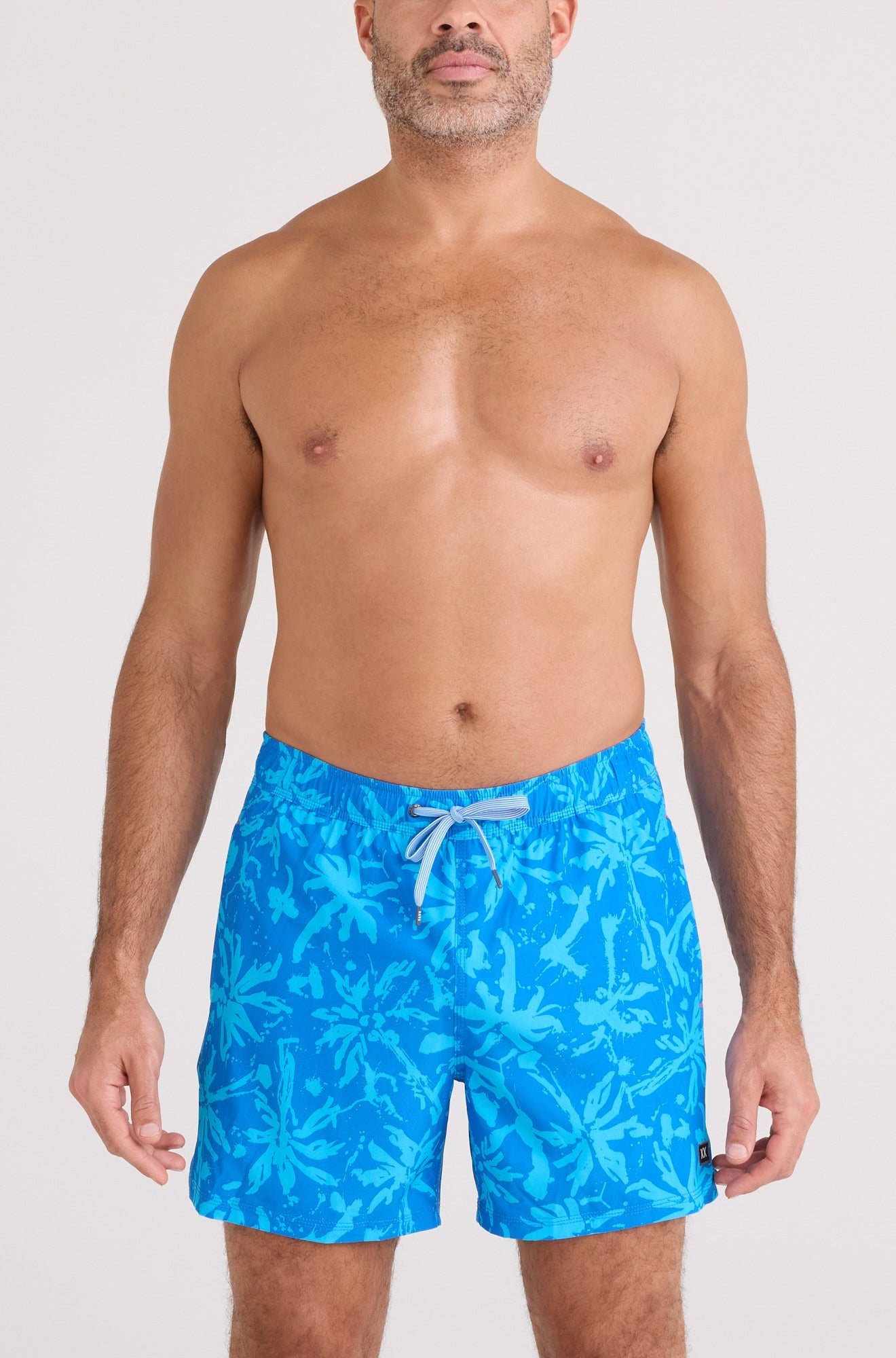 Maillot short pour homme par Saxx | SXSW03L Bleu Audacieux | Machemise.ca, vêtements mode pour hommes