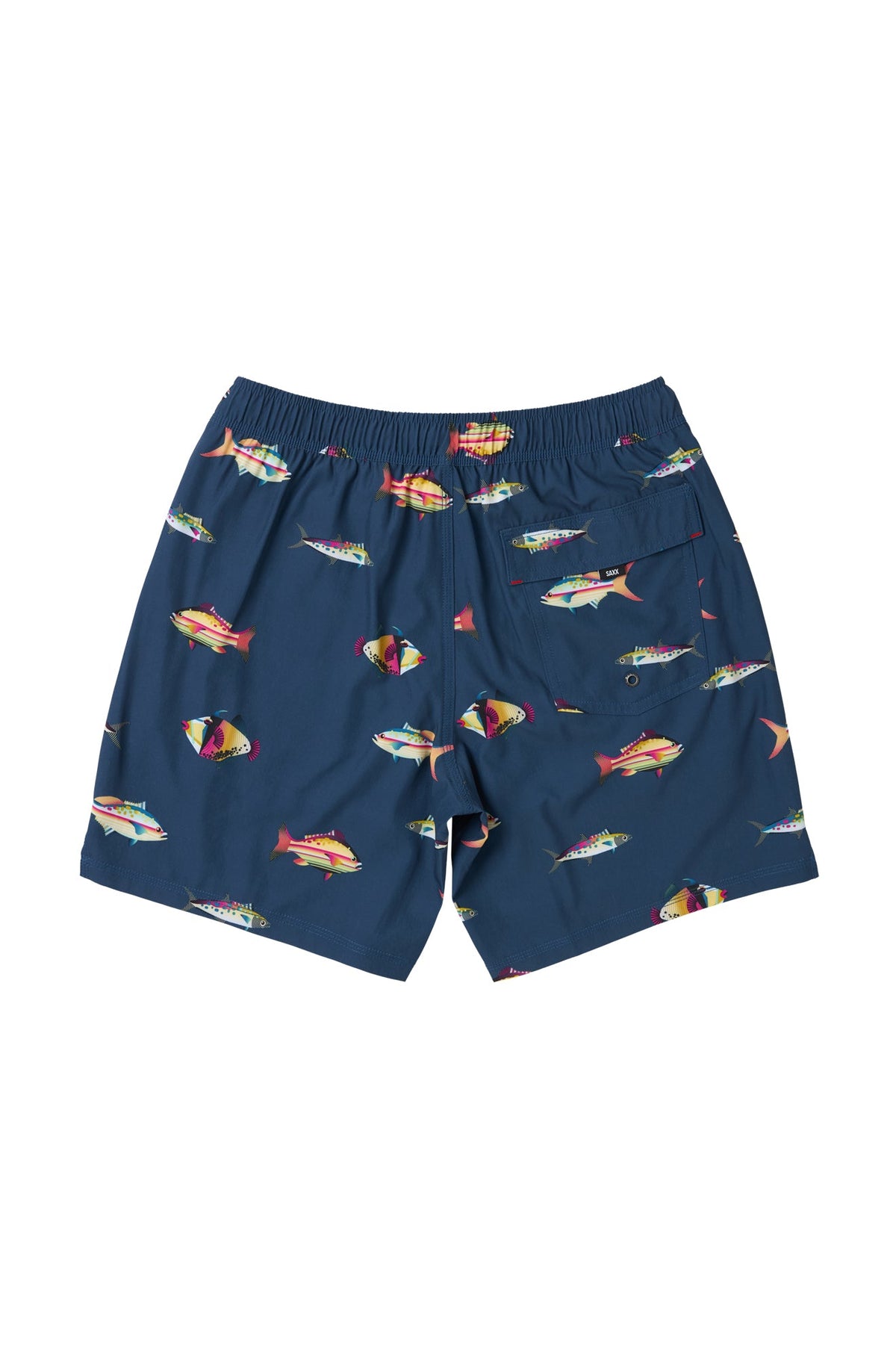 Maillot short pour homme par Saxx | SXSW04L Poissons Denim Foncé | Machemise.ca, vêtements mode pour hommes