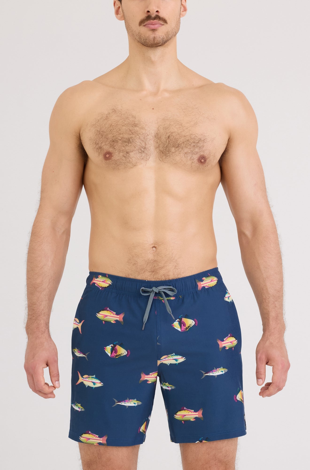 Maillot short pour homme par Saxx | SXSW04L Poissons Denim Foncé | Machemise.ca, vêtements mode pour hommes