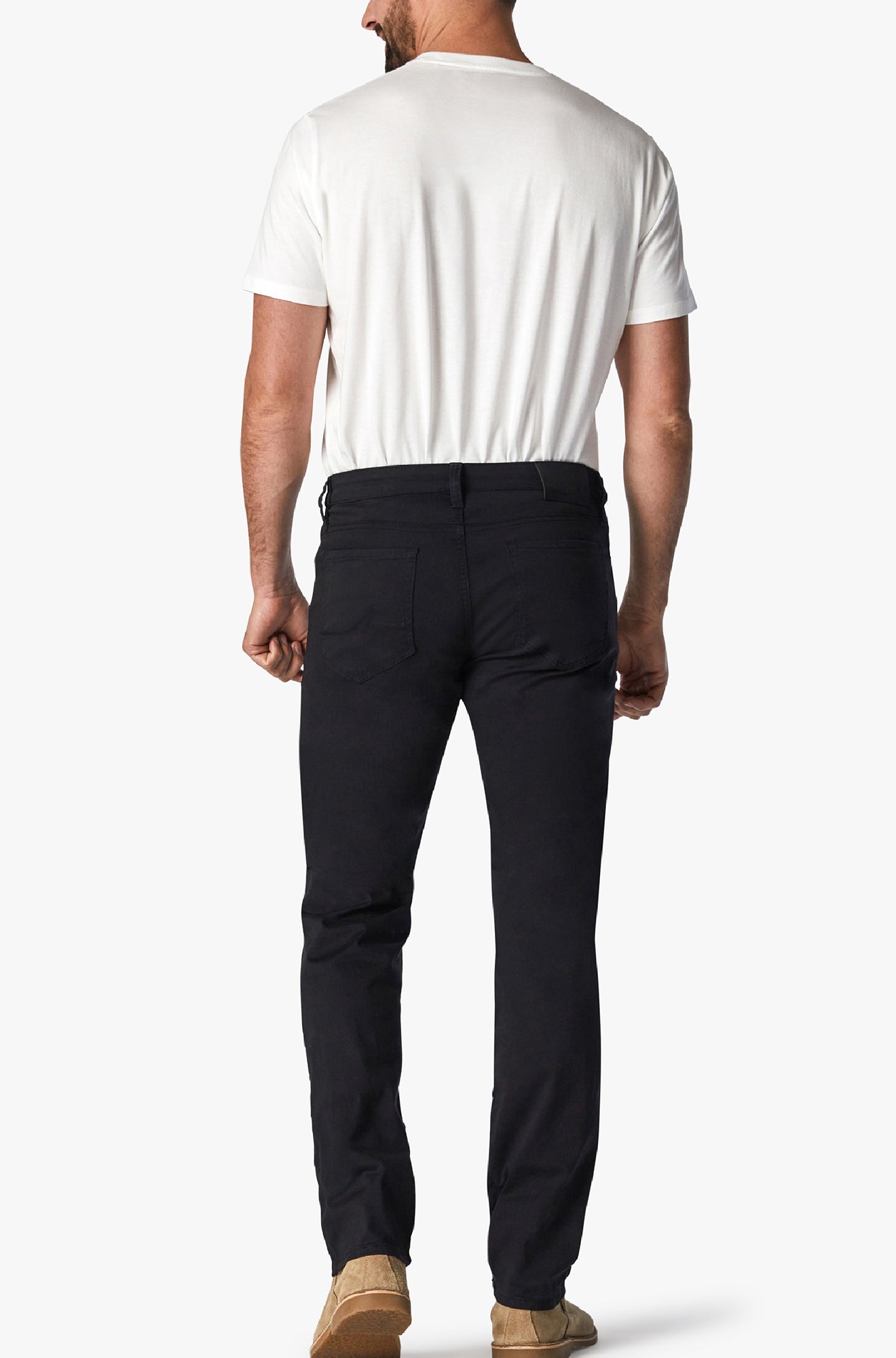 Pantalon pour homme par 34 Heritage | Courage/H0031018613 Sergé Noir/Black Twill | Machemise.ca, vêtements mode pour hommes