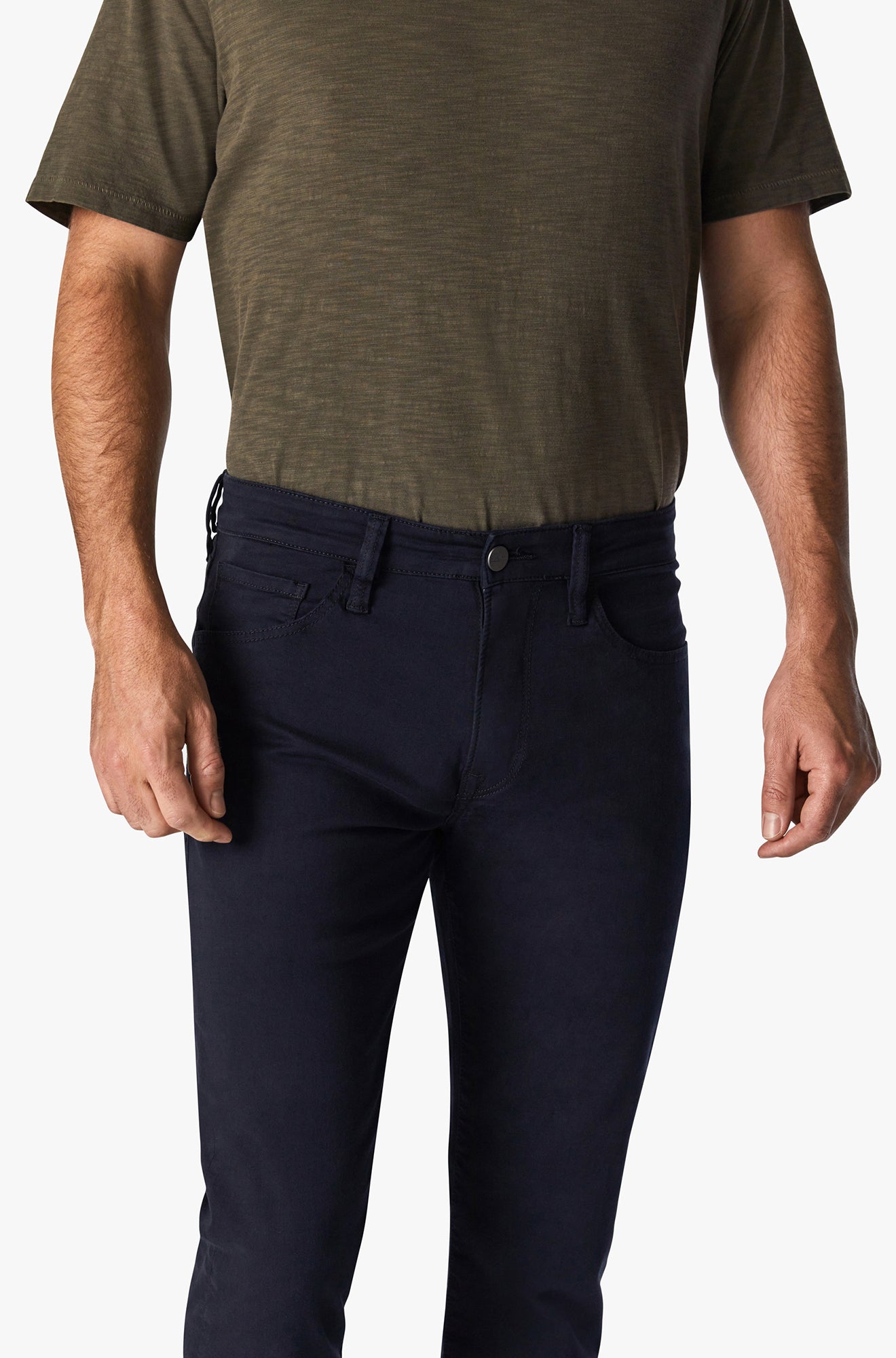 Pantalon pour homme par 34 Heritage | Courage/H0031018616 Sergé Bleu Marine/Navy Twill | Machemise.ca, vêtements mode pour hommes