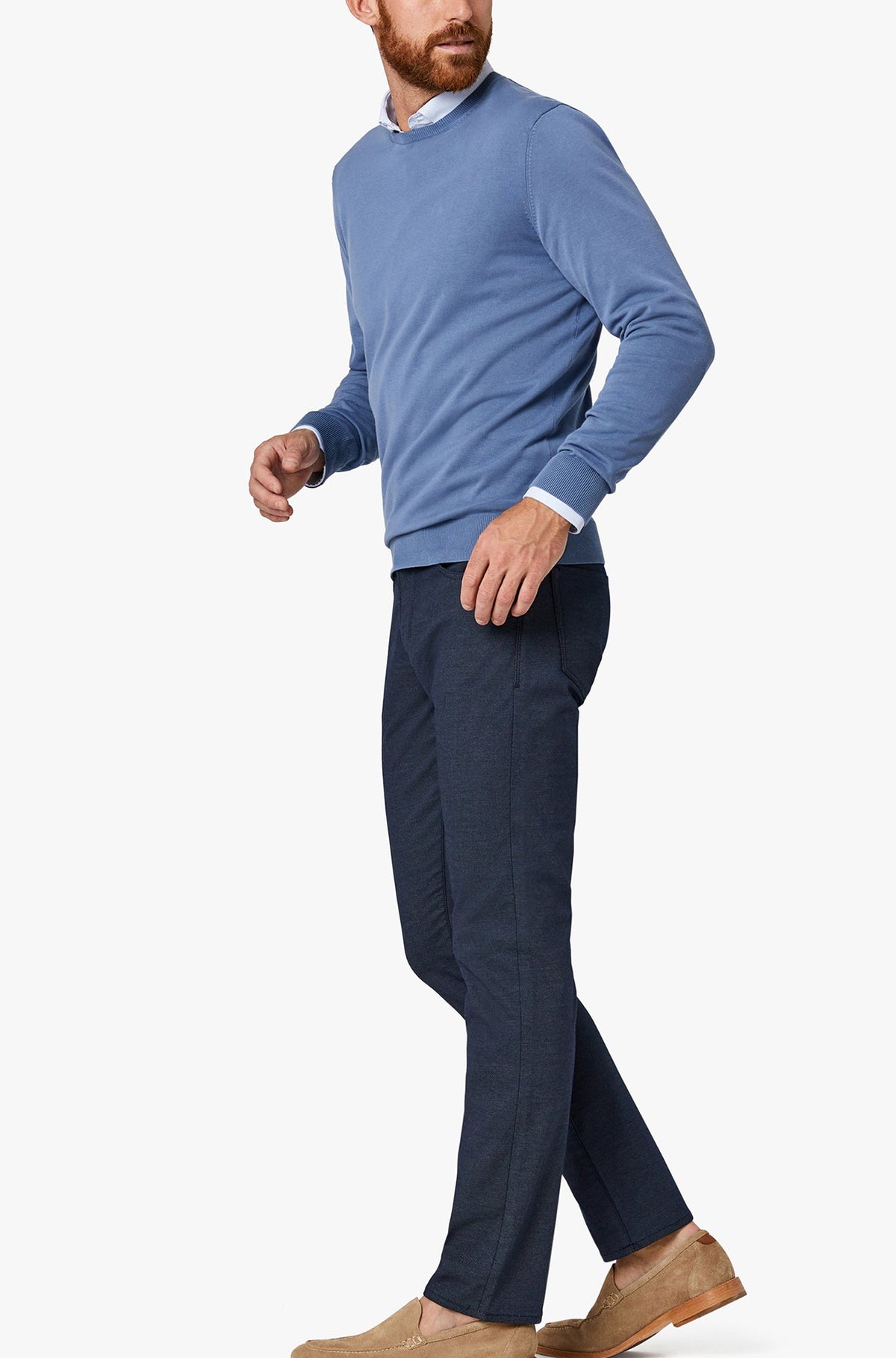 Pantalon pour homme par 34 Heritage | Courage/H0031031709 Coolmax Bleu Marine/Navy Coolmax | Machemise.ca, vêtements mode pour hommes