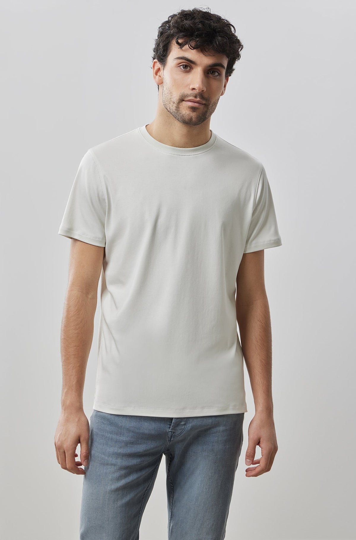 T-Shirt col rond pour homme par Robert Barakett | Georgia 23336 Ivoire | Machemise.ca, vêtements mode pour hommes